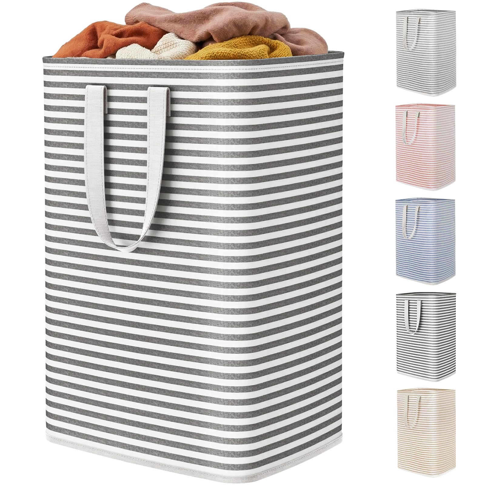 Lifewit 80L Large Laundry Baskets, Laundry Hampers Bags, 1 Pack, Black