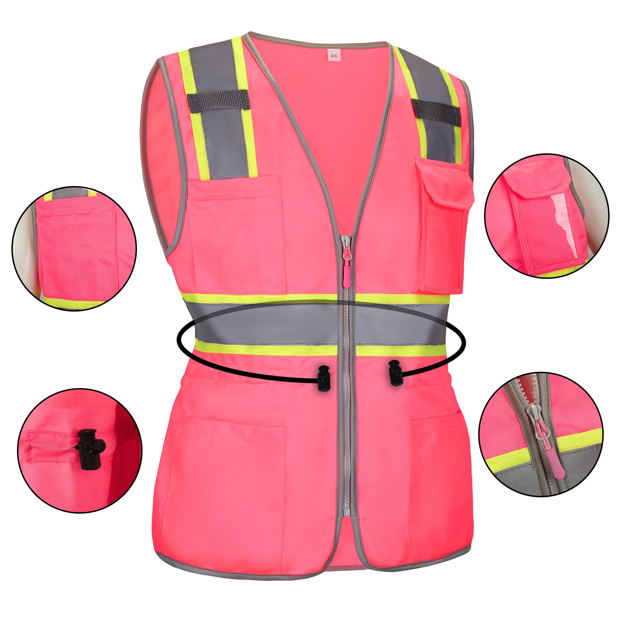 Sicherheitsweste für Damen, Warnweste für Damen