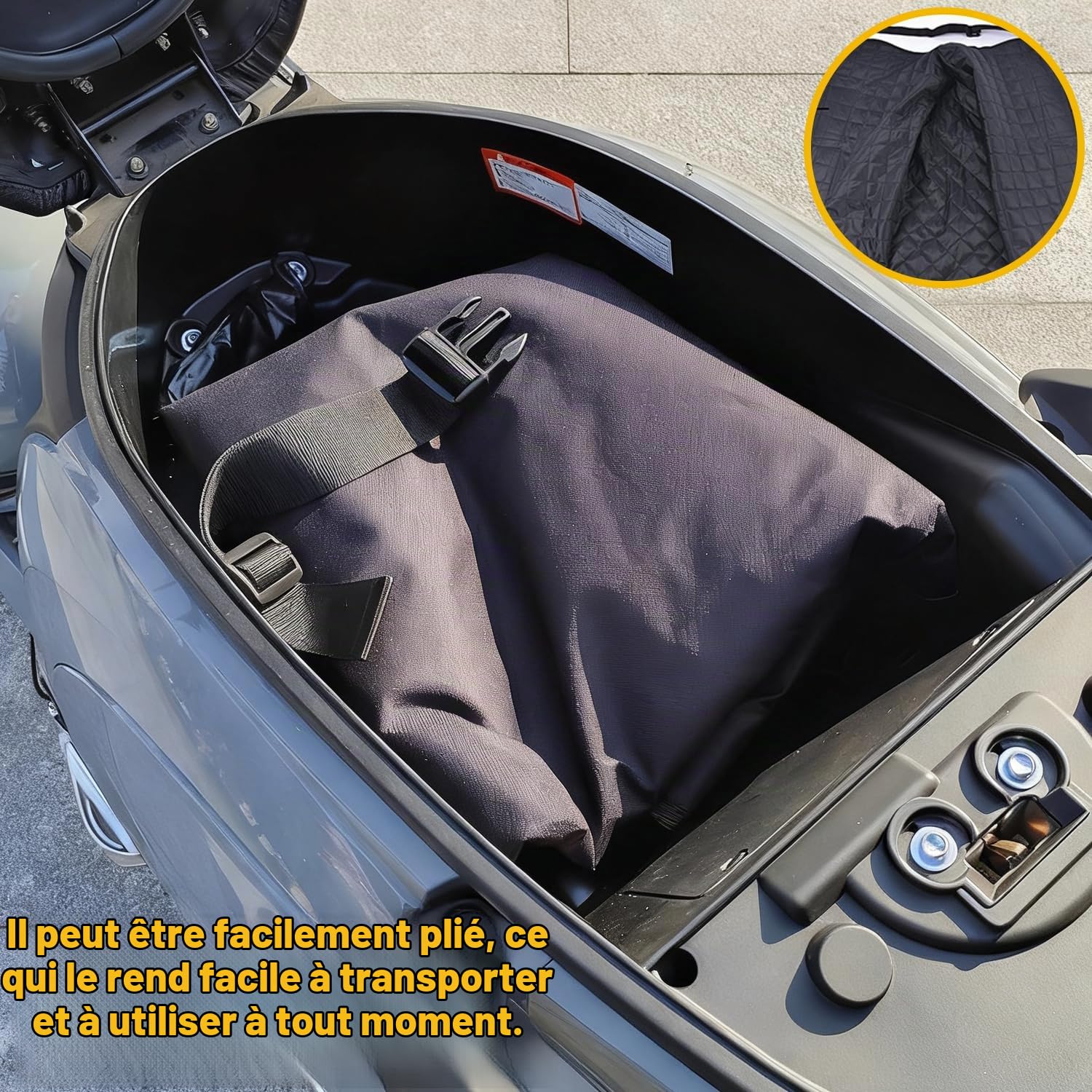 Tablier Scooter, Housse de Jambe de Scooter, Tablier Couvre Jambe Scooter, Protection des Jambes Scooter, Tablier De Moto Couvre Jambe, Jupe Scooter, pour Scooter, Voitures Électriques, Moto