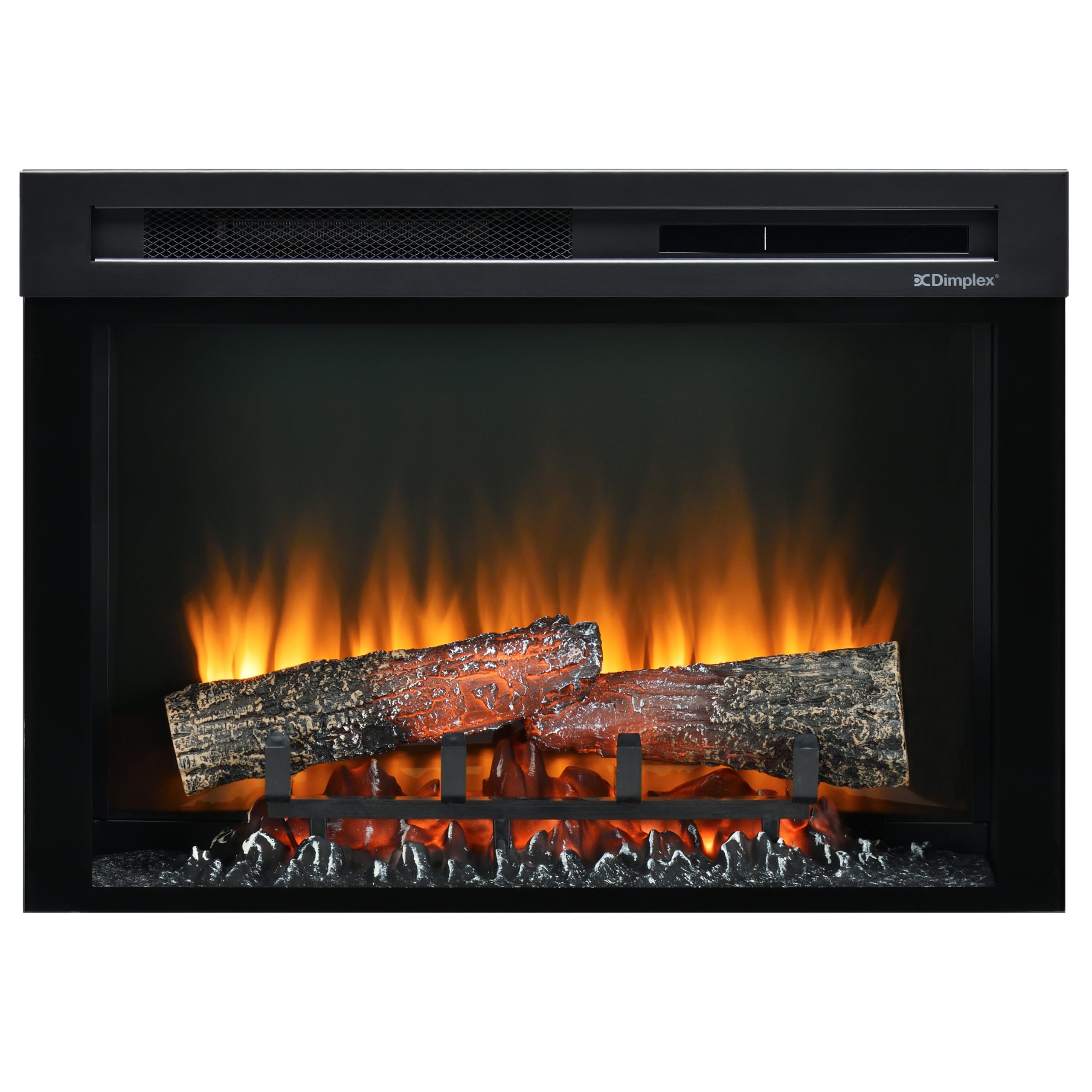 Dimplex Chimenea eléctrica XHD26 Firebox 210975 Efecto Llama Optiflame - Lámparas LED duraderas - Chimenea eléctrica con calefacción - Inserto de Chimenea - Incluye Mando a Distancia, 1400 W, Negro,