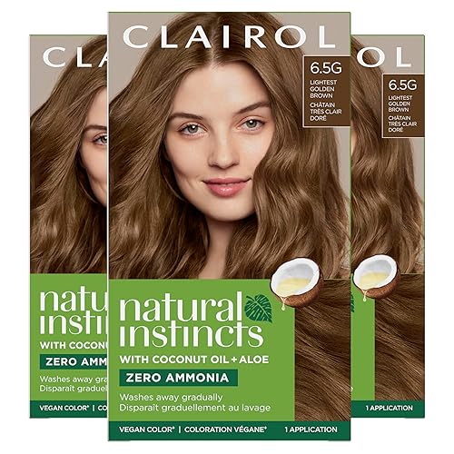 Vista 16 de Clairol Natural Instincts - Tinte para el cabello demi-permanente, color marrón medio (Medium Brown) 5, paquete de 1 unidad 4 Marrón oscuro,4