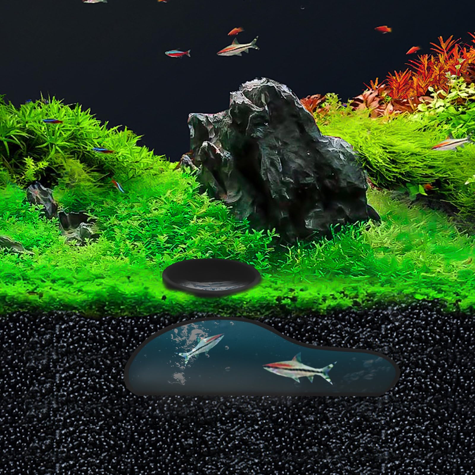 Tana per Pesci d'Acquario,Tunnel Sotterraneo Per Acquario,Decorazione Tana Per Gamberi - per Corydoras Terrari