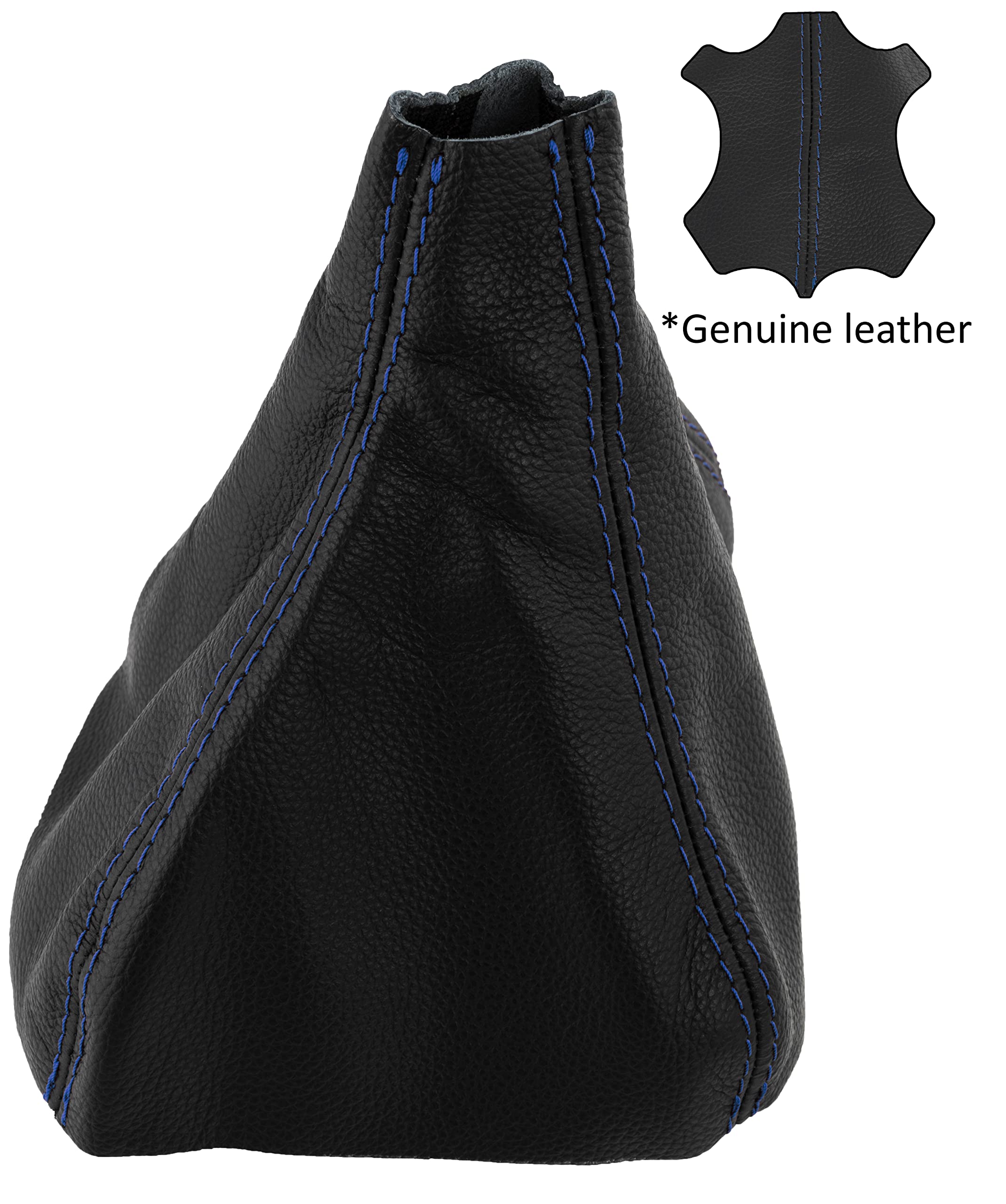 Aerzetix C57773 - Cuffia In Pelle Sintetica Nera Per Leva Del Cambio - Compatibile Con Renault Laguna II (2001-2005) - 2