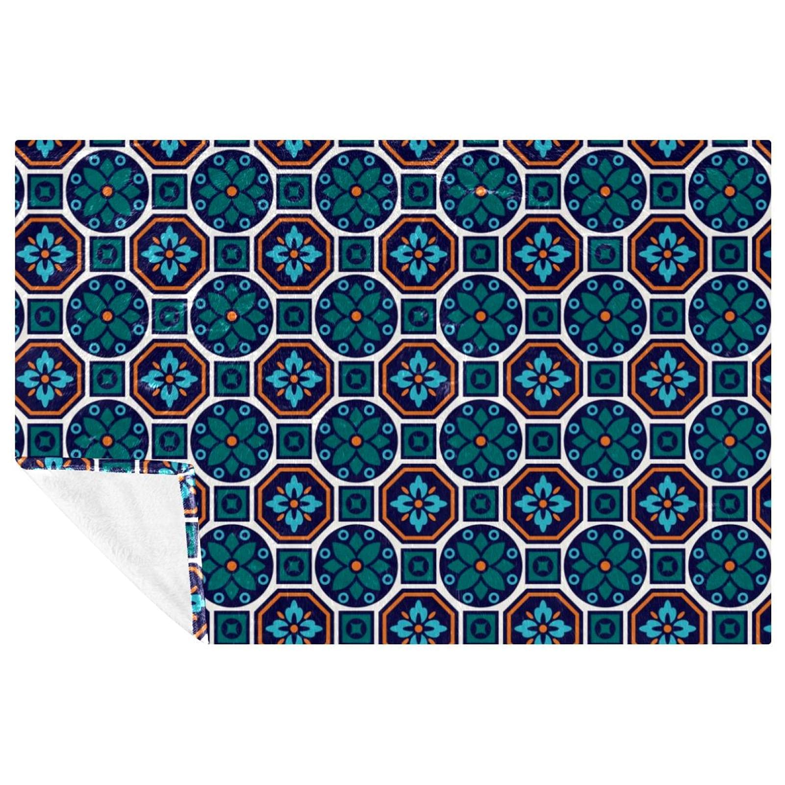 Couverture douce et chaude Talavera pour vos soirées cocooning au salon