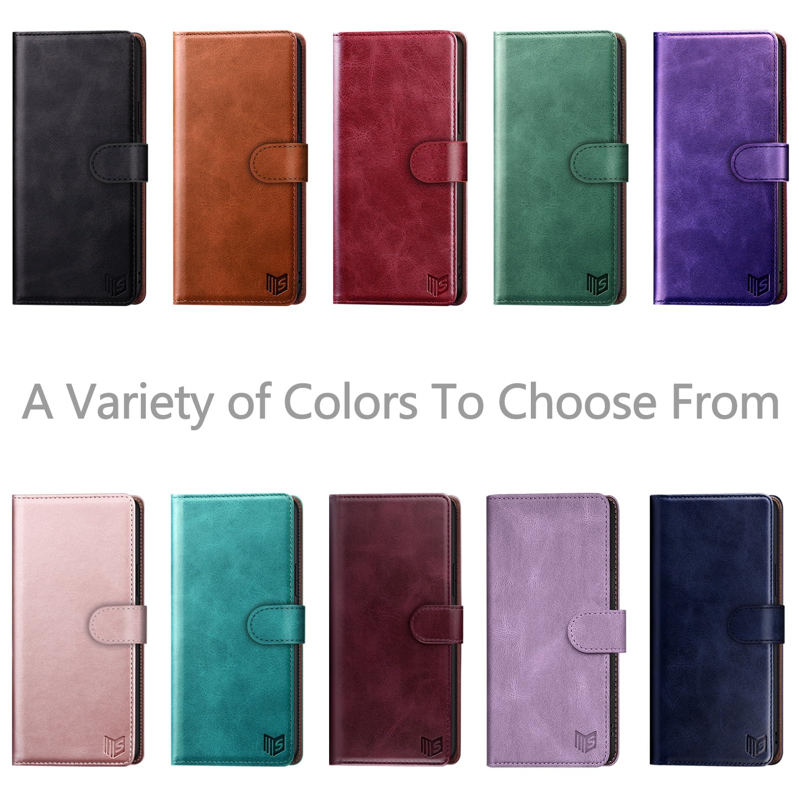 Coque Pour Google Pixel 9A, PU Cuir Portefeuille Housse Magnétique