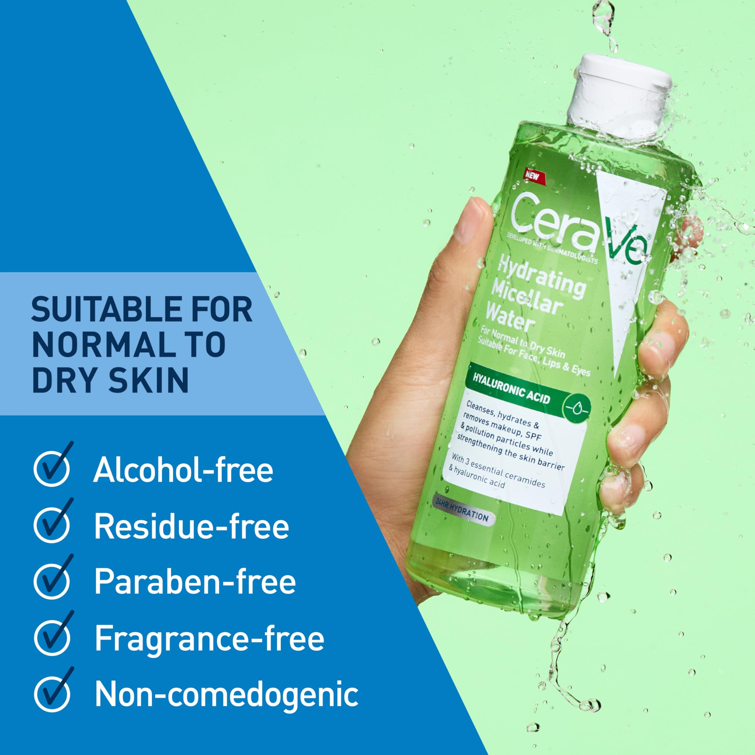 CeraVe Micellar Water - Gentle Makeup Remover -6
