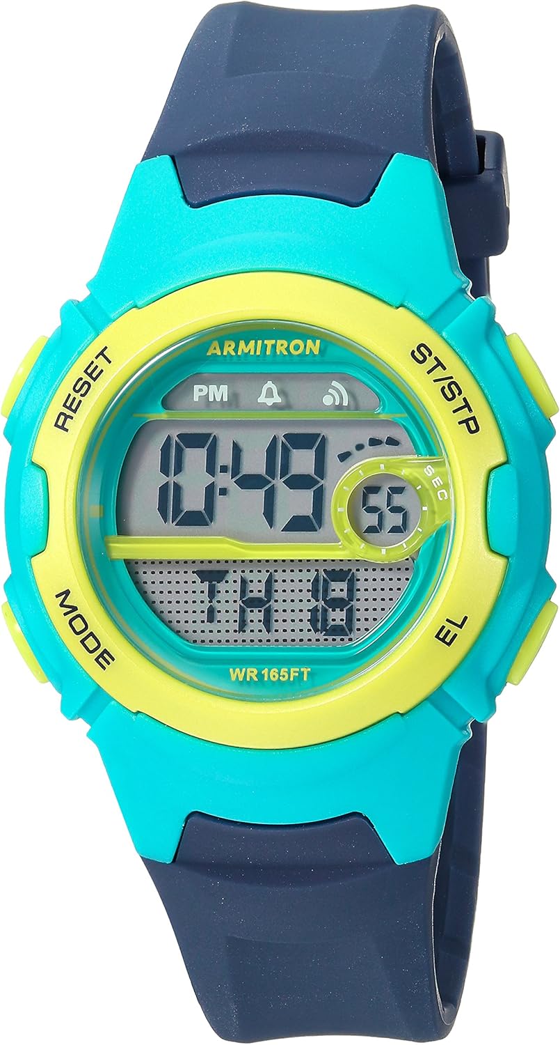 ساعت مچی زنانه دیجیتال آرمیترون مدل 45/7088NVY با بند پلاستیکی