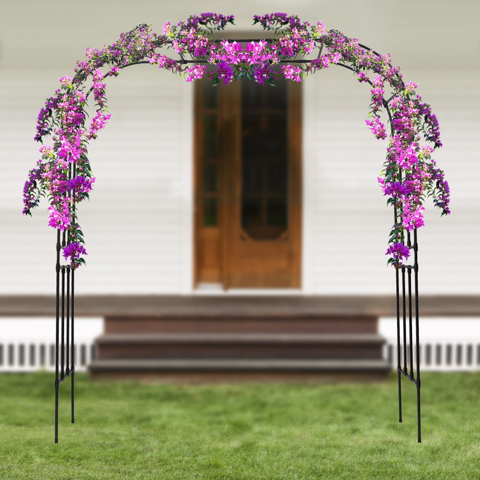 Arco da giardino 2,4 m per piante rampicanti e rose