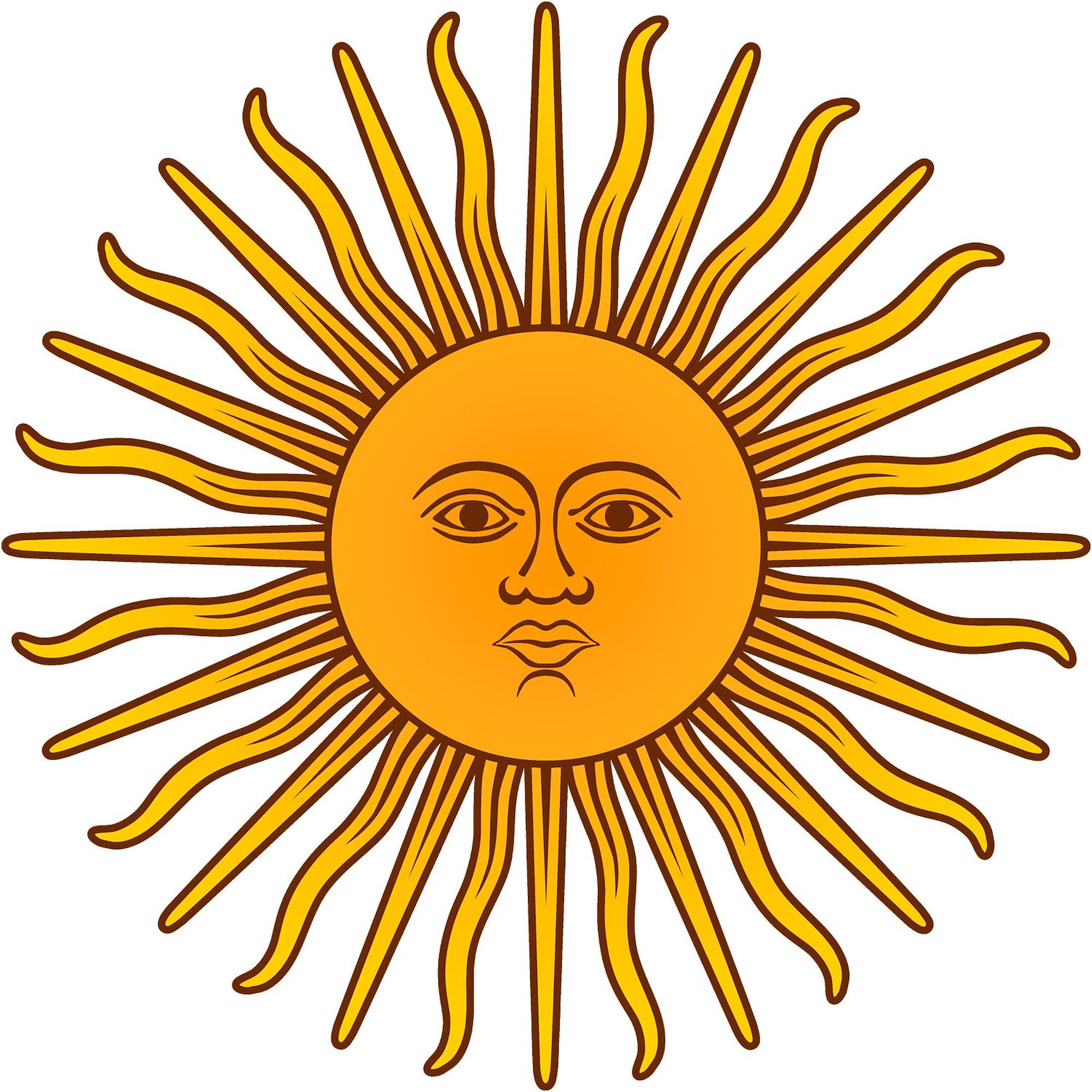 CafePress Sol De Mayo Square Sticker 3 X 3 Square Bumper Sticker Car Decal