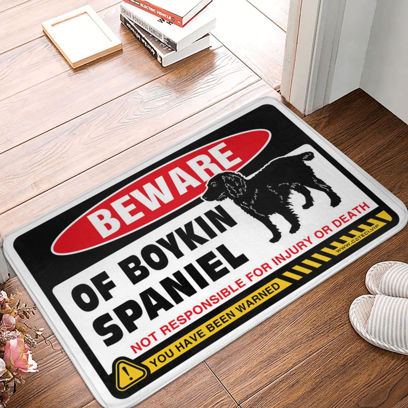 Tapis Boykin Spaniel absorbant 50x80 cm pour salle de bain et cuisine