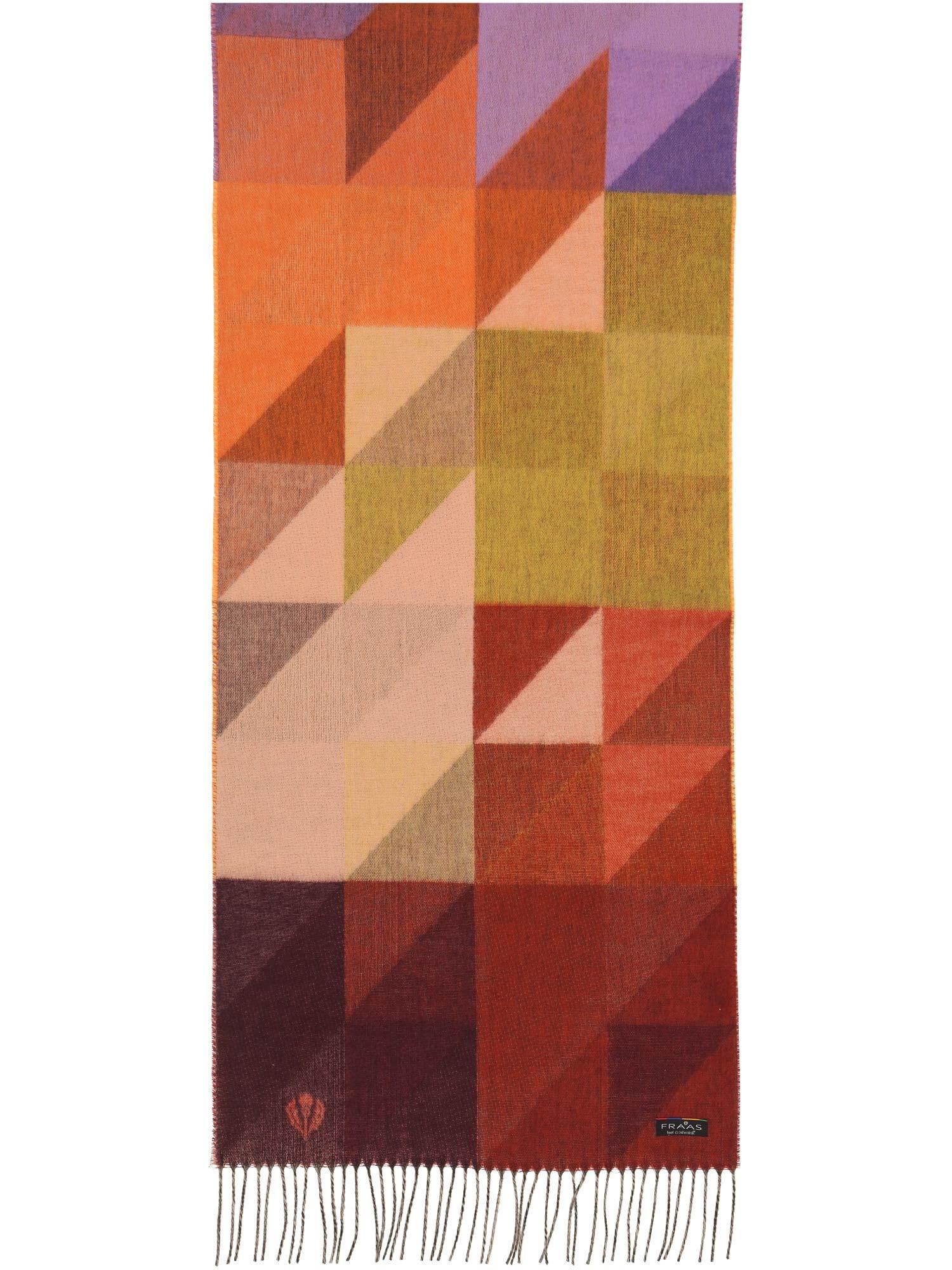 FRAAS Cashmink Schal 44 x 200 cm - Weicher als Kaschmir - Made in Germany - Schal mit graphischem Muster für Damen - Perfekt für Herbst und Winter