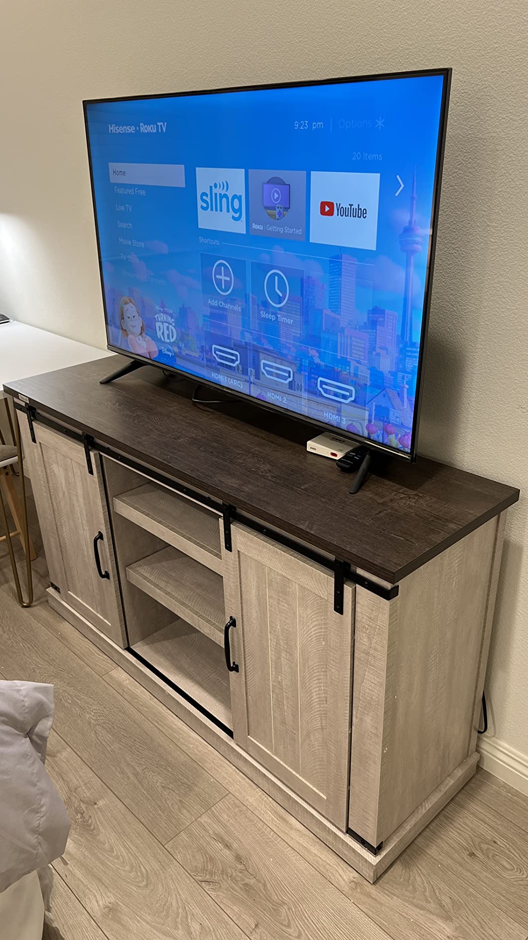 28/mo Finance Dacall Fireplace Electric TV Stand for 55 inch TV,Wood