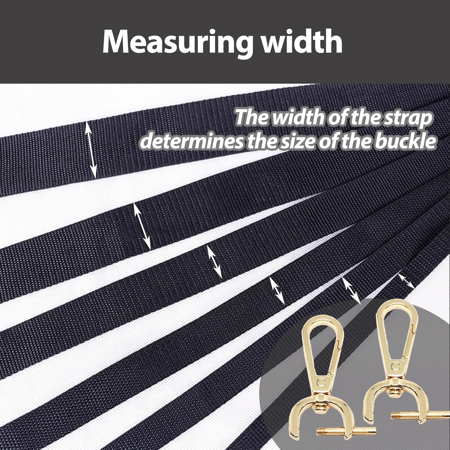 NIIIYTYB 2Pcs Snap Hook Swivel Clasp Set 1.5 Inch Detachable Carabiner Hooks with Screwdriver D Ring Keychain Clips Bag Strap Hardware for Purses Crossbody Bags Key Fobs Pet Collars(Gold) - Image 4