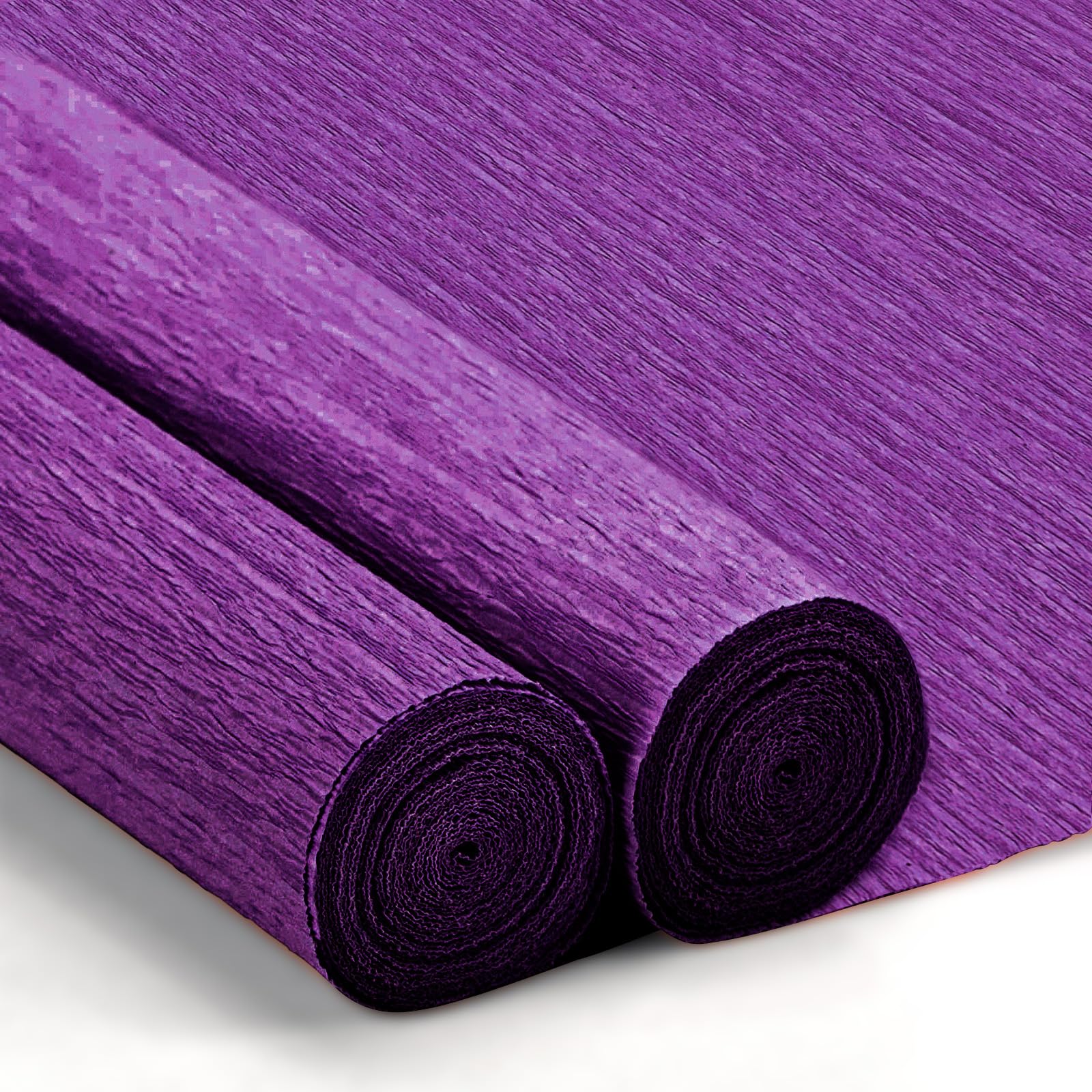 Crepe Paper Streamers 2 Rolls 10 x 98Inch (Dark Purple)