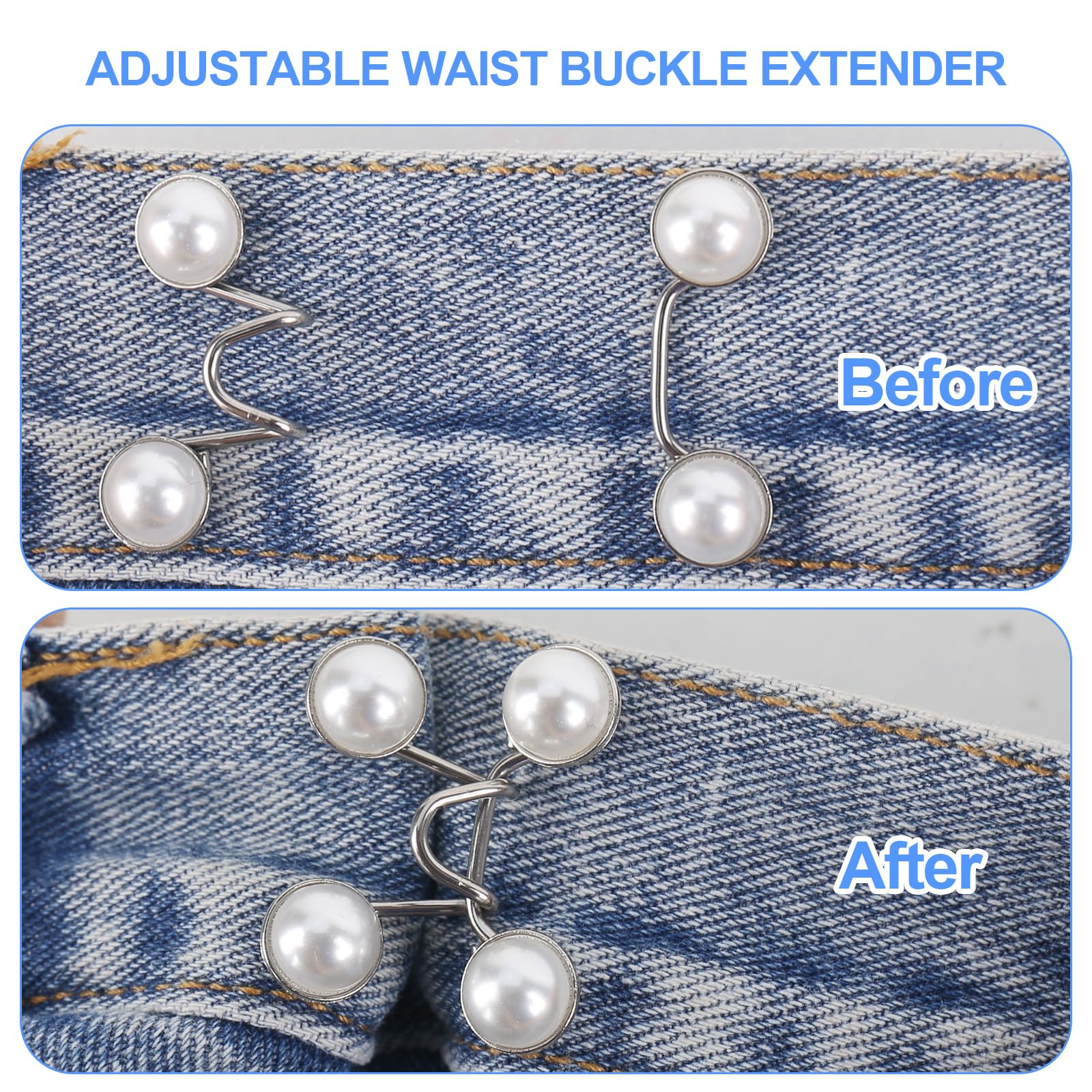 Bottoni Regolabili Per Jeans - Stringi Pantaloni Senza Cuciture - Foto 9