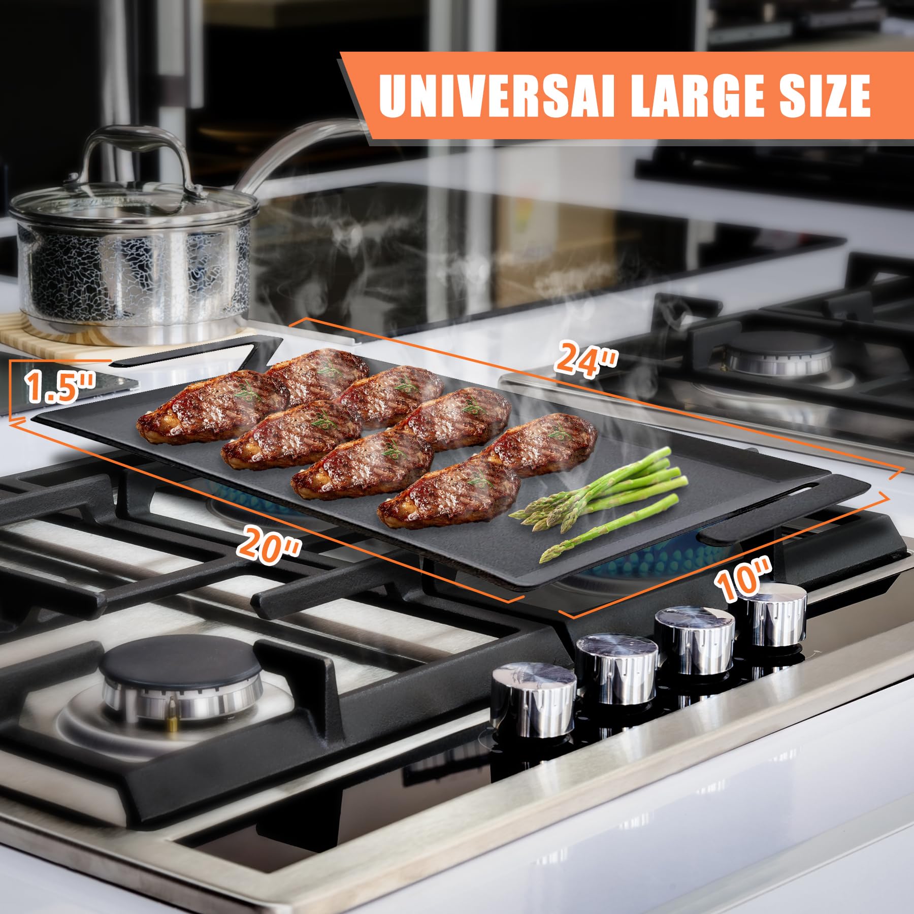 Gas Range Built In Griddle Indoor Indoor Grill Gas Stove With Grill Plate Gas  Stove Flat, image size:1800x1800