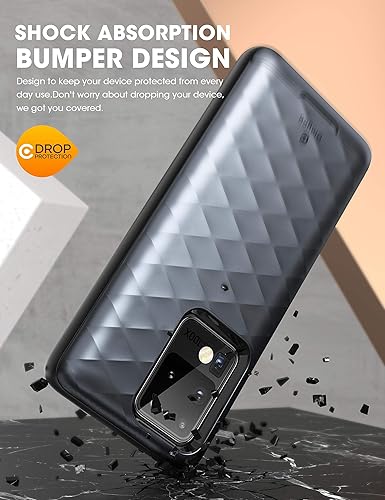 Miniatura 3 de Clayco Funda para Galaxy S20 Ultra, Argos Series Funda protectora híbrida premium para Samsung Galaxy S20 Ultra (ranura para tarjeta de