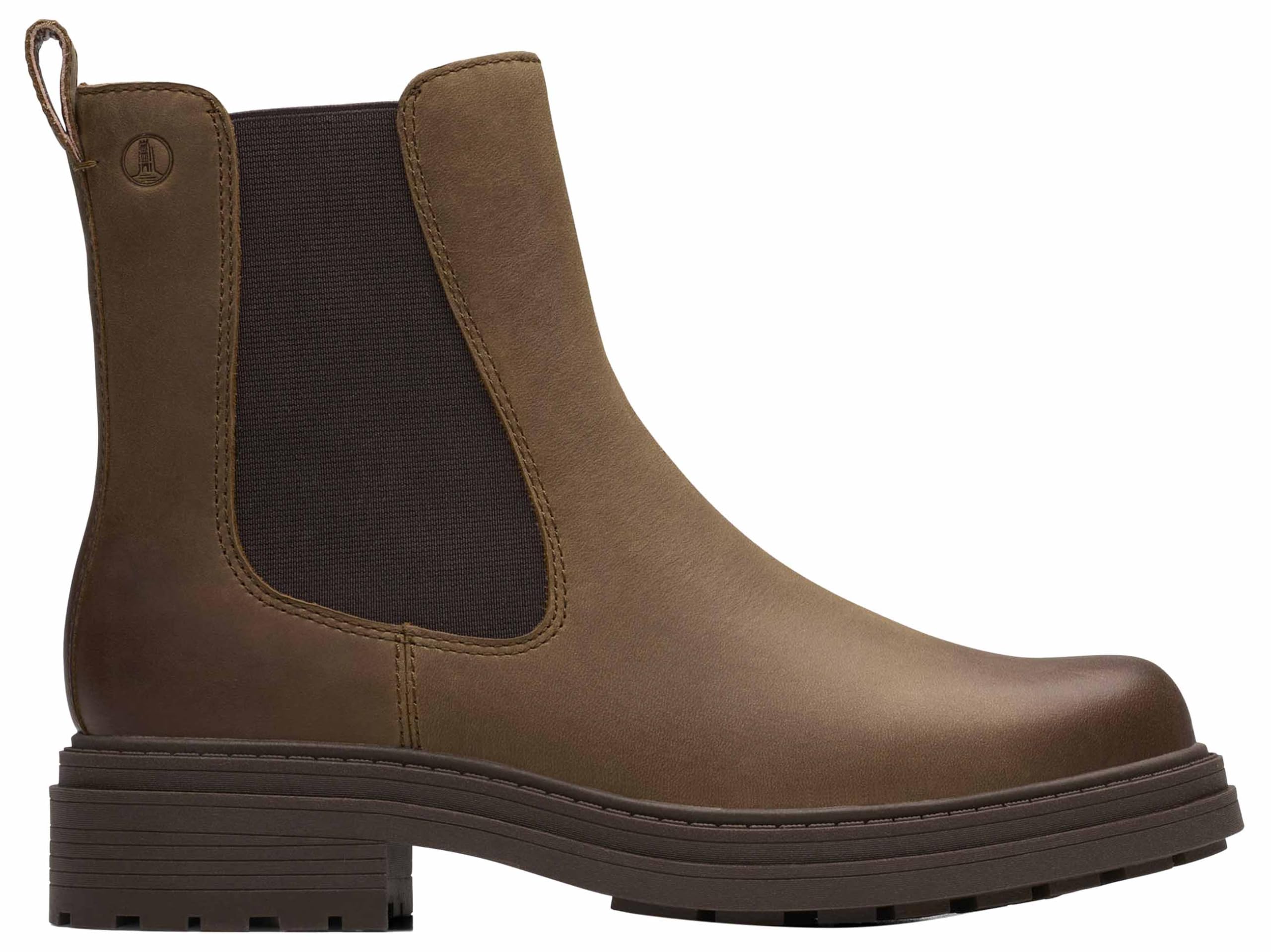 Clarks Orinoco3 Top Womens Walnut Leather, 7.5
