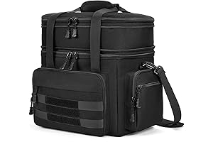 Expandable Tactical Lunch Box Bag with Lunch Compartment