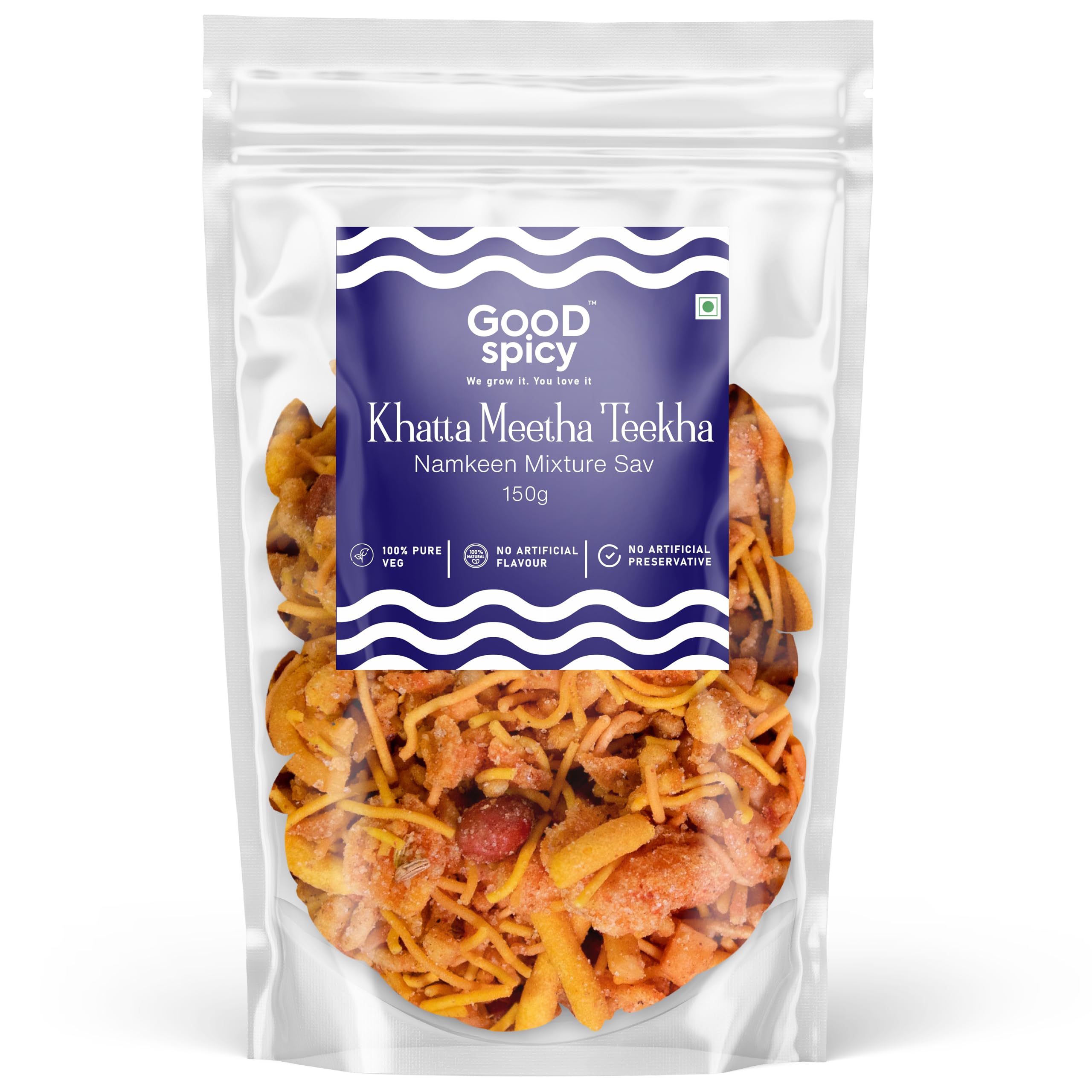 Goodspicy Khatta Meetha Teekha | Namkeen Mixture Sav |No Artificial Flavour | Indian Namkeen (150g) (B0D3V6CT9X) Amazon Price History, Amazon Price Tracker