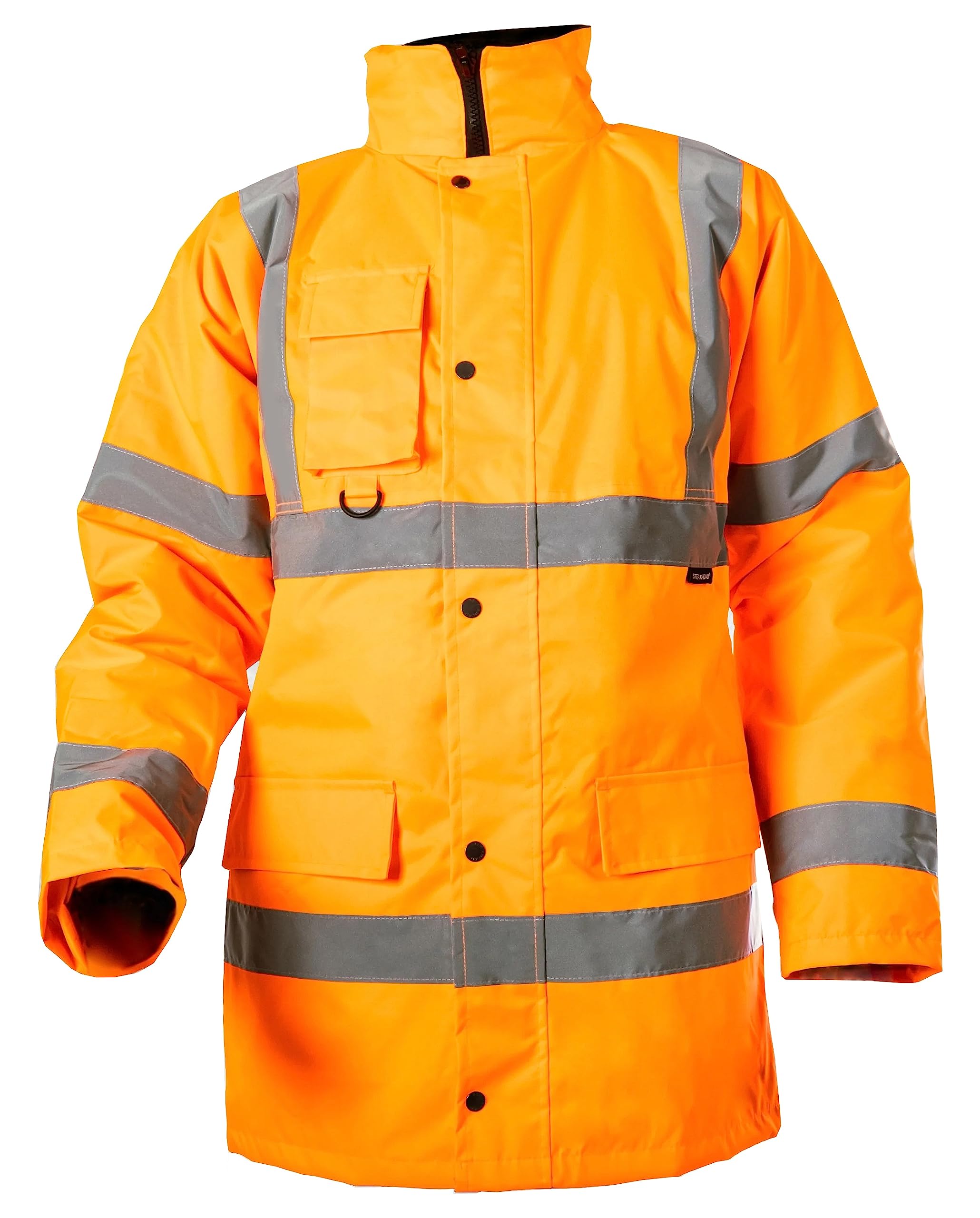 Step AheadMens Hi Vis Waterproof Parka Jacket Safety Workwear High  Visibility Coat in Orange or Yellow EN20471 RIS-3279-TOM Railway  Standard