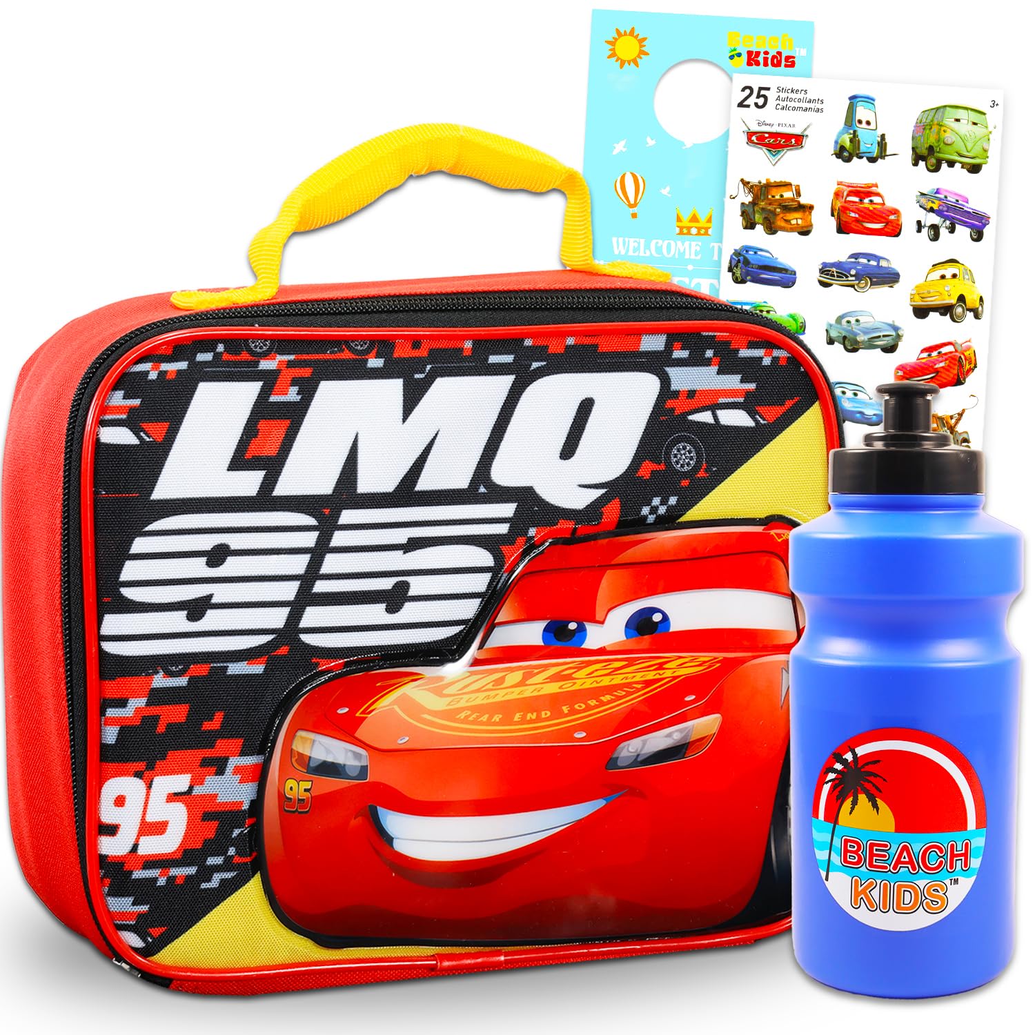 Flash McQueen lunch box isotherme Disney Cars avec gourde intégrée