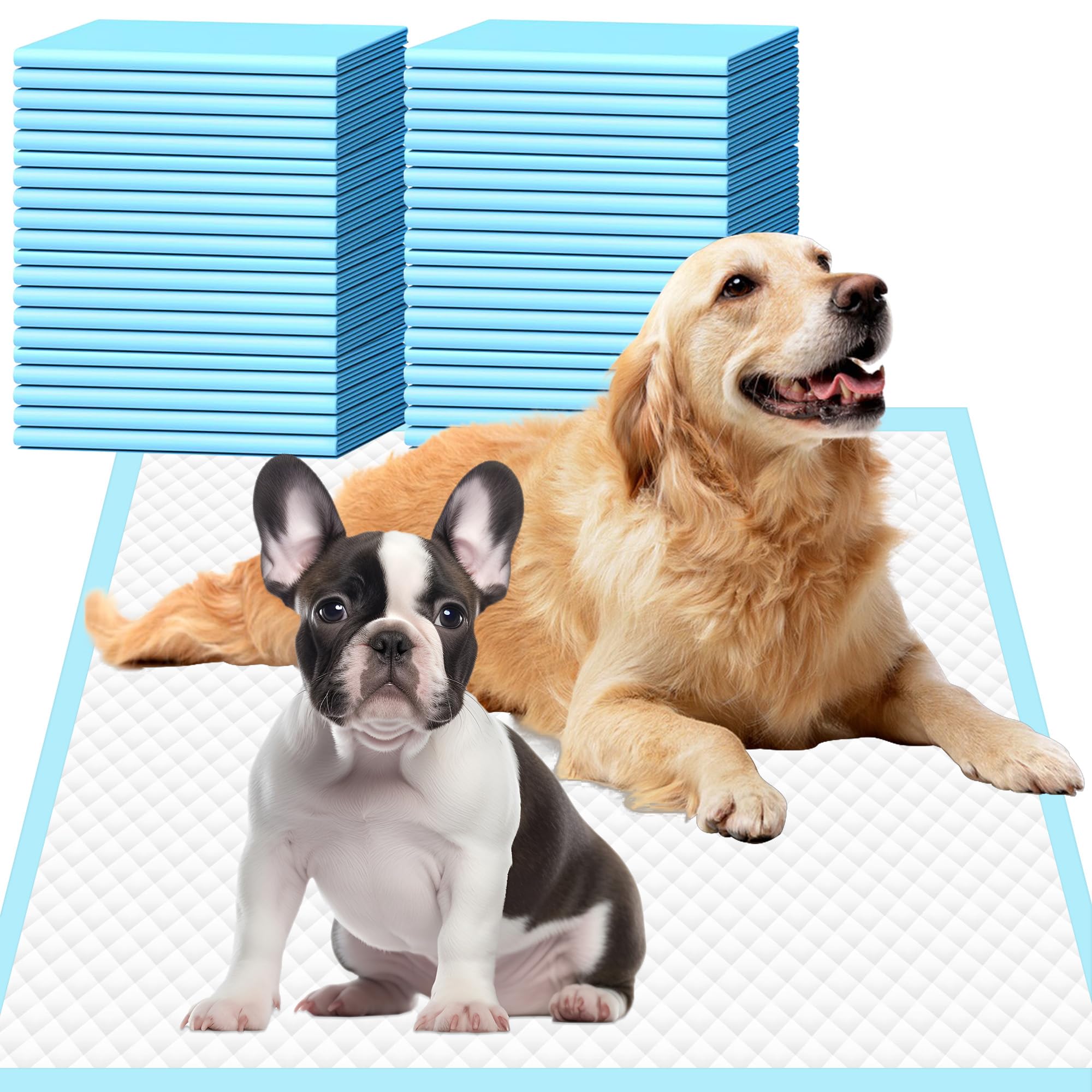 Dog Pee Pads Extra Large 28''x34'', X-Large Training Puppy Pee Pads Super Absorbent Leak-Proof Pee Pads Disposable Pet Pad 40 Count