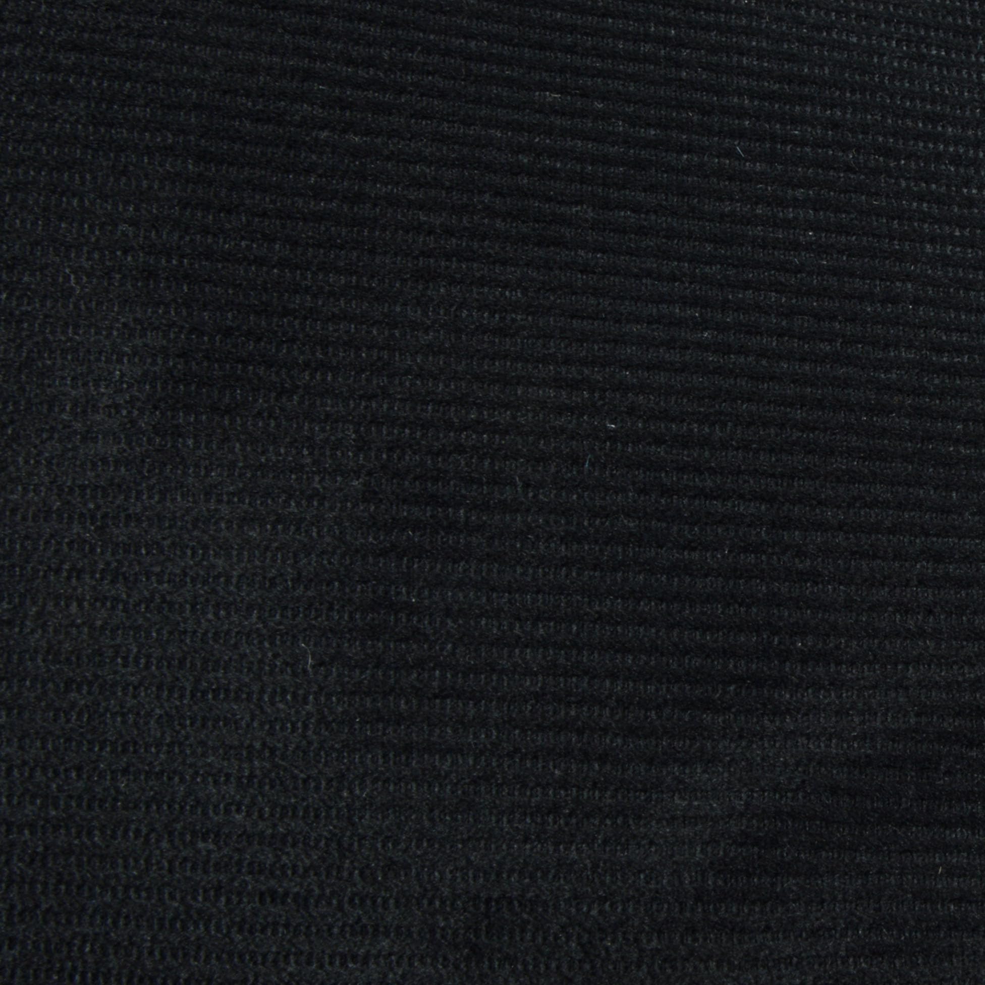 Love Story Cuscino rettangolare in velluto a coste in poliestere, 80 x 60 x 10 cm, colore: nero