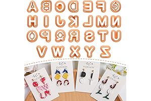Puocaon Uppercase Letter Clay Cutters - Cortador De Letras