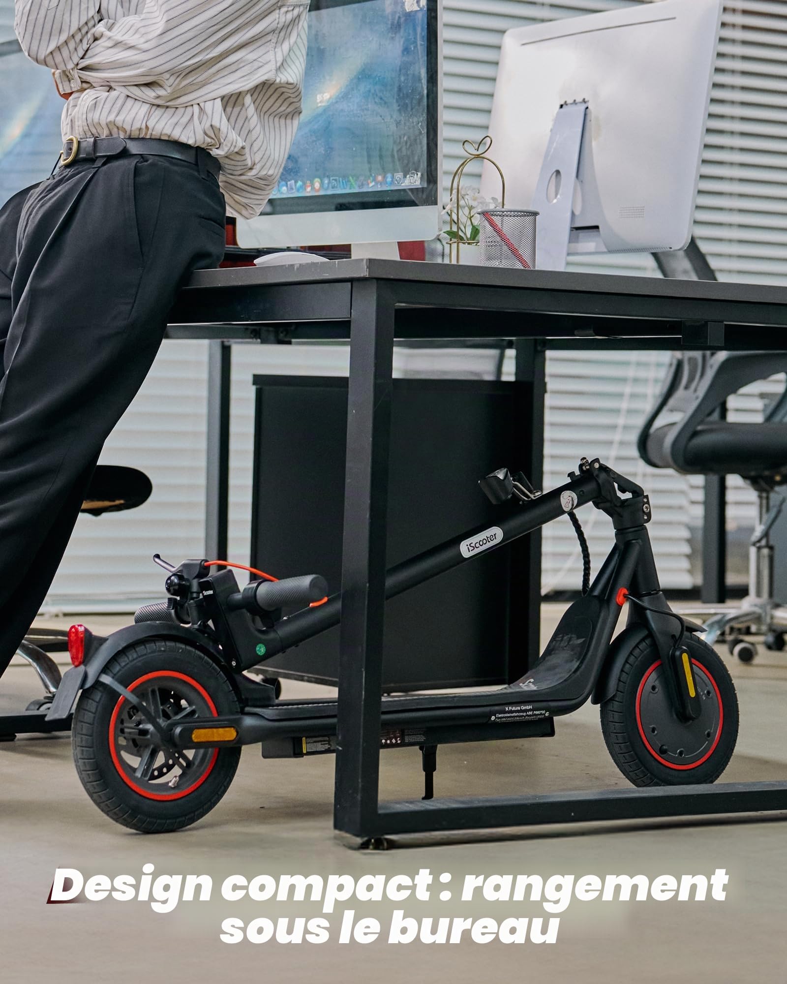 Trottinette électrique ABE avec autorisation de Circulation sur la Route pour Adultes - Liberté en Ville - Moteur Max 500 W - Portée maximale de 30/25 km - pour trajets et découvertes sans Effort