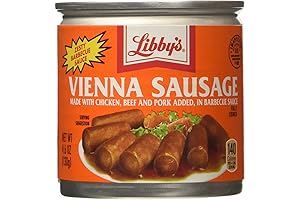 Libby's Vienna Sausages, BBQ Flavor, 4.6 oz (6-Pack)