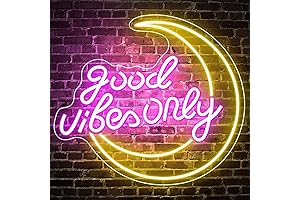 Good Vibes Neon Sign: It's a Vibe for Your Living Space