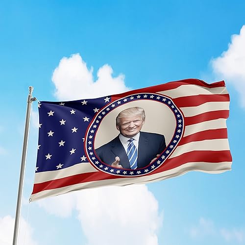 Miniatura 8 de Donald Trump Taking our Country Back President USA MAGA Republicican Party - Bandera de 3 x 5 pies, color vivo, ojales de latón con doble costura
