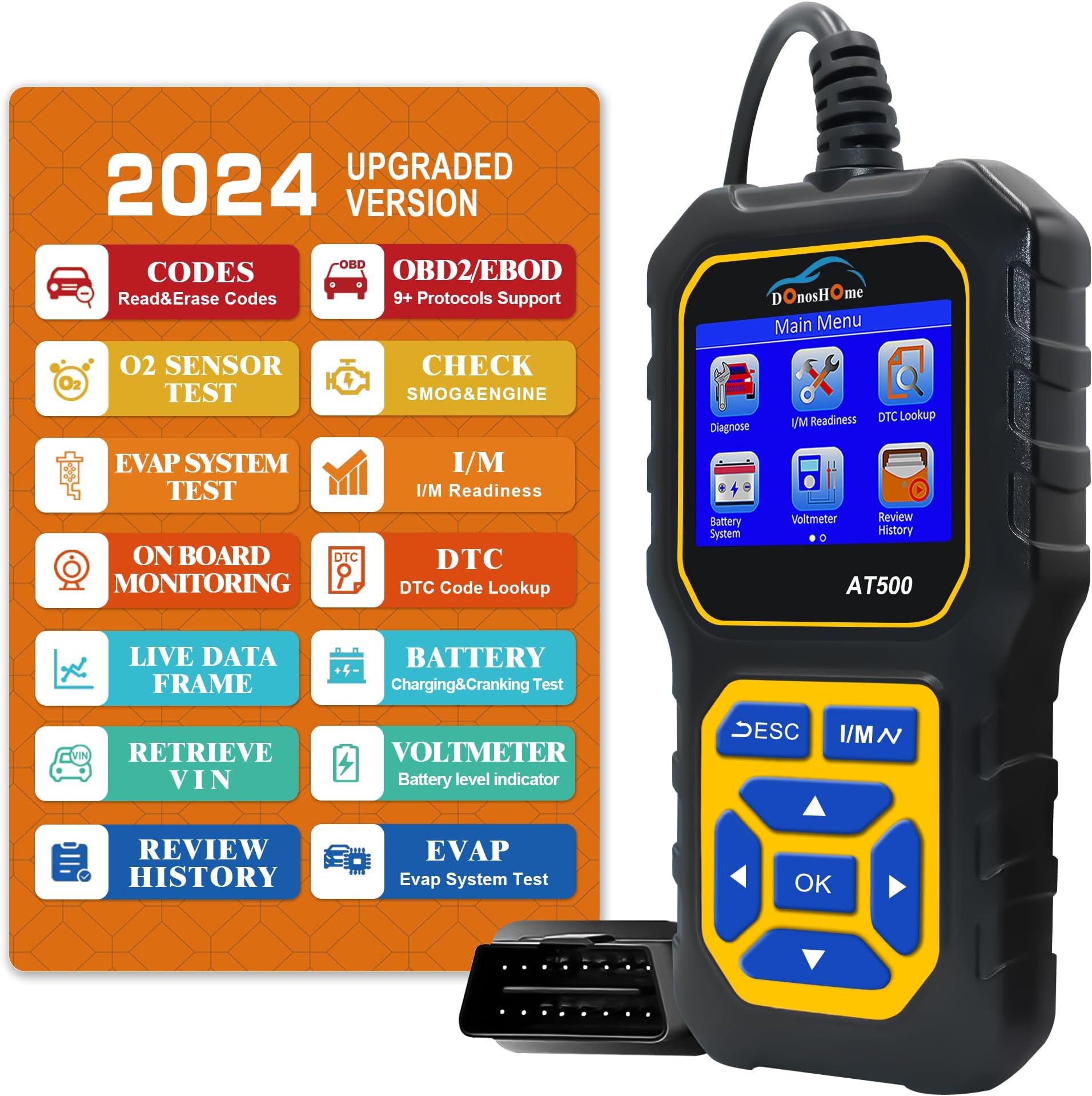 Kobra Newest Version OBD2 Scanner Car Code Reader Universal Auto OBD Car
