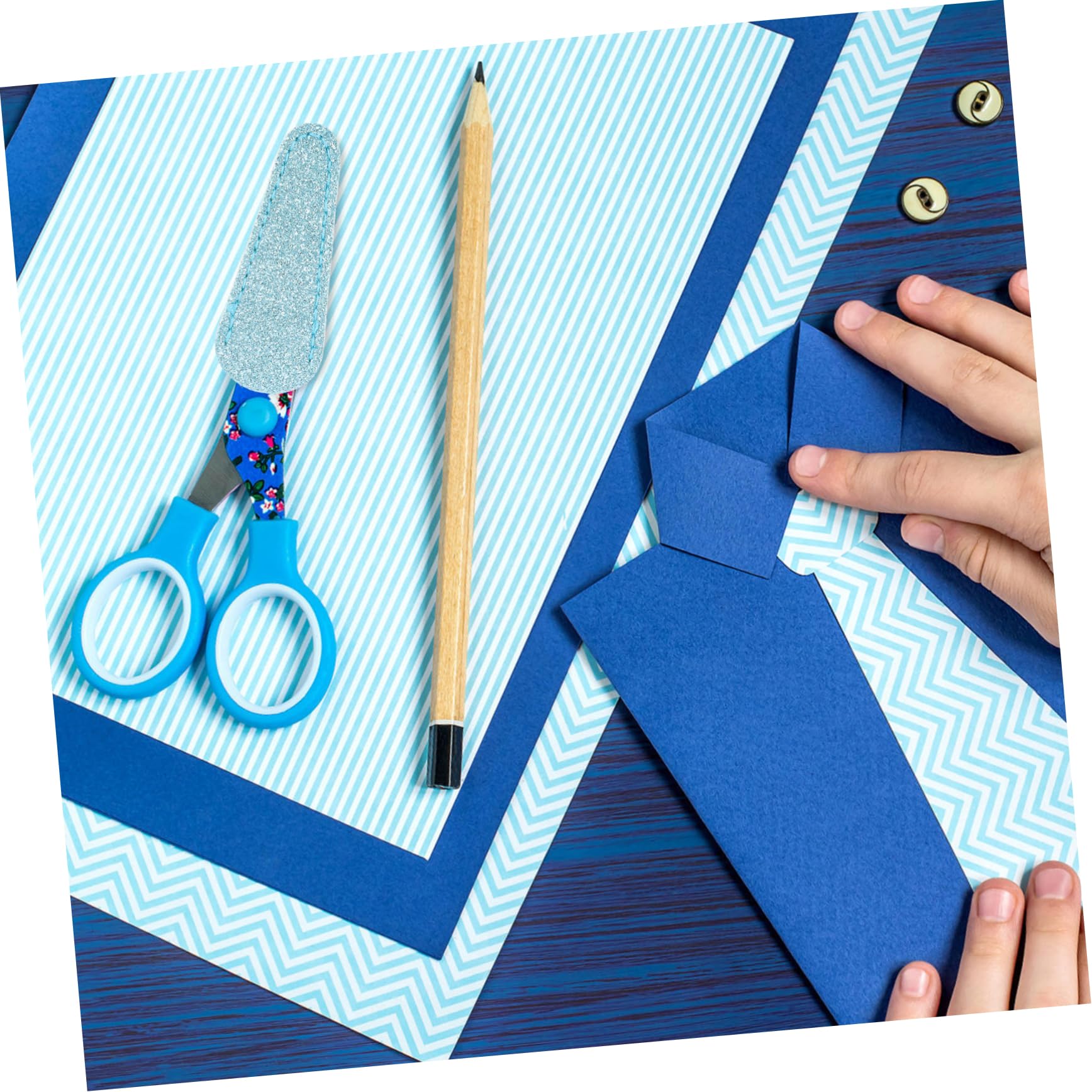 MUSISALY Leather Scissors Cover for Hair Thinner Scissors Scissor Protective Case