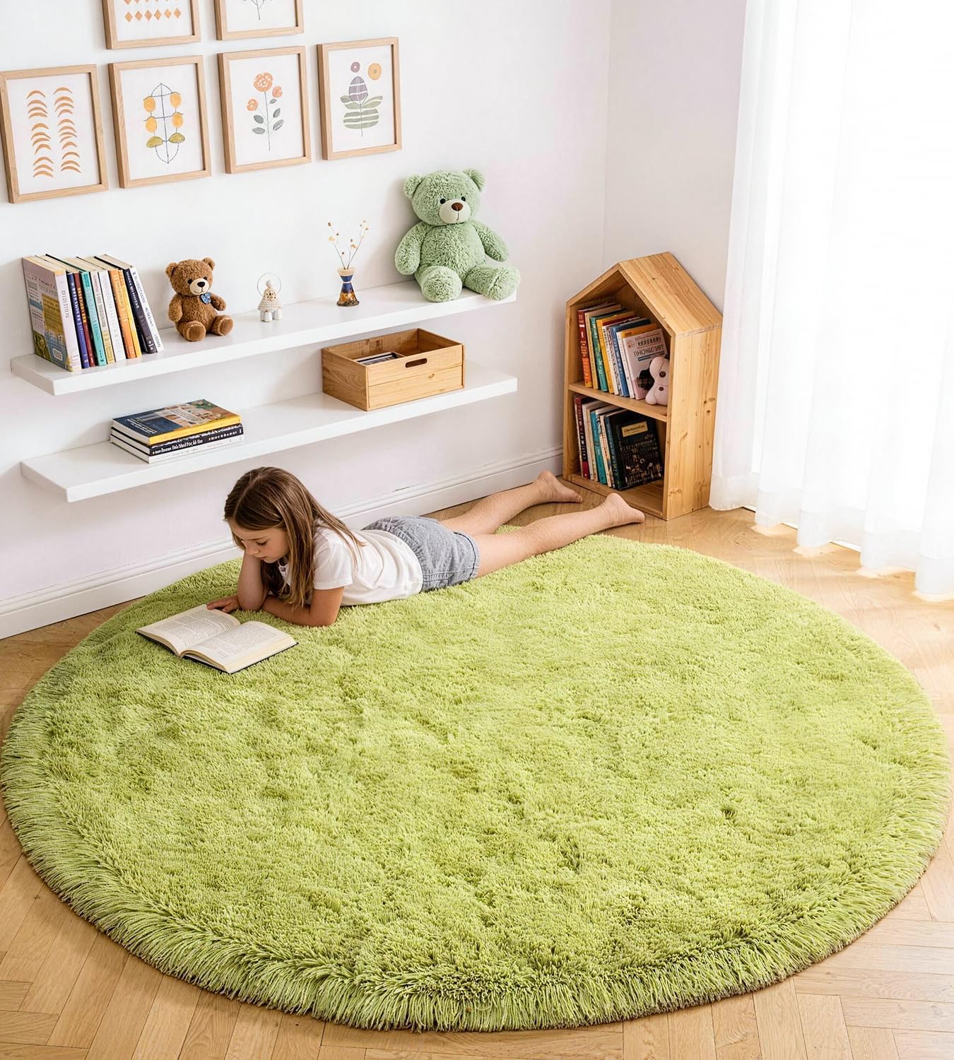 MARATIP Teppich Wohnzimmer Hochflor Schlafzimmer Wohnzimmerteppich