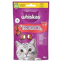 Whiskas Temptations con Manzo 6x60g