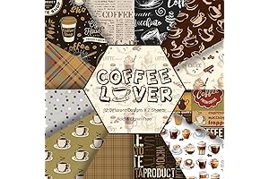 Coffee Scrapbook Paper Pad: Unveil the Art and Joy of Coffee Crafting