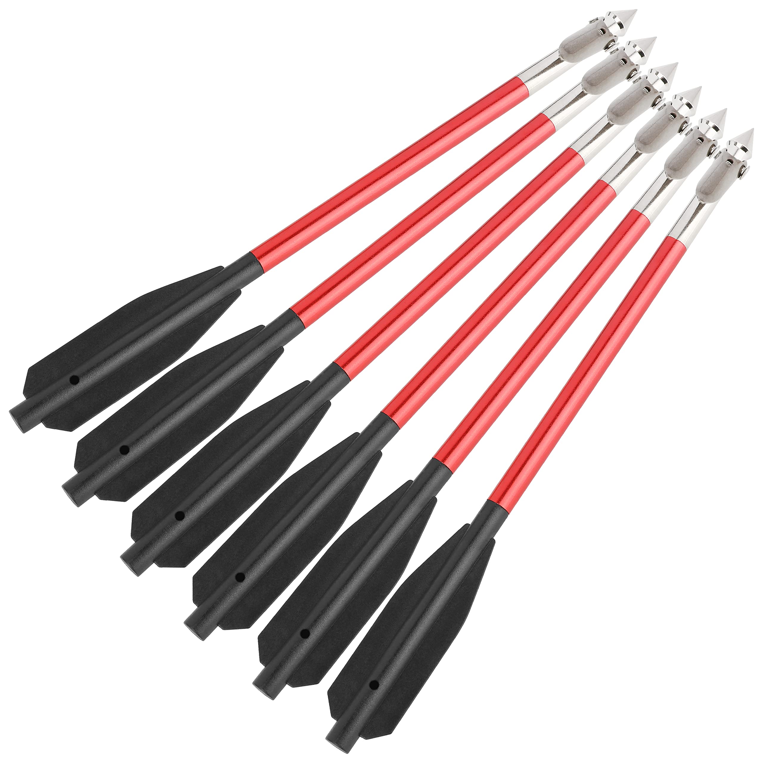 6/12/18 Pack Frecce da Pesca con L'Arco 6.8" Bulloni per Balestra in Alluminio con Punte per Arpioni Bulloni da Pesca per la Pesca con la Balestra