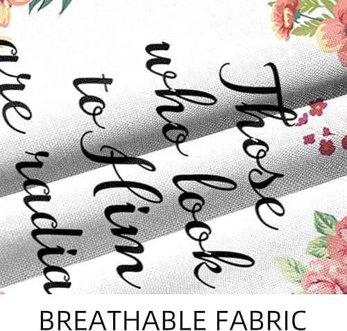 Miniatura 6 de Baocicco 4 fundas de almohada de lino de 16 x 16 pulgadas, con citas de versículos bíblicos, Dios está dentro de ella, ella no caerá, colorida