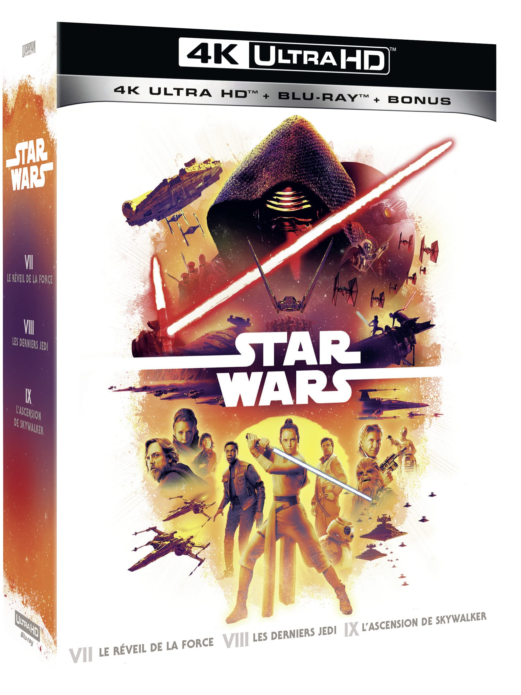 Star Wars Ep 7-9 [4K Ultra HD + Blu-ray + Blu-ray bonus]