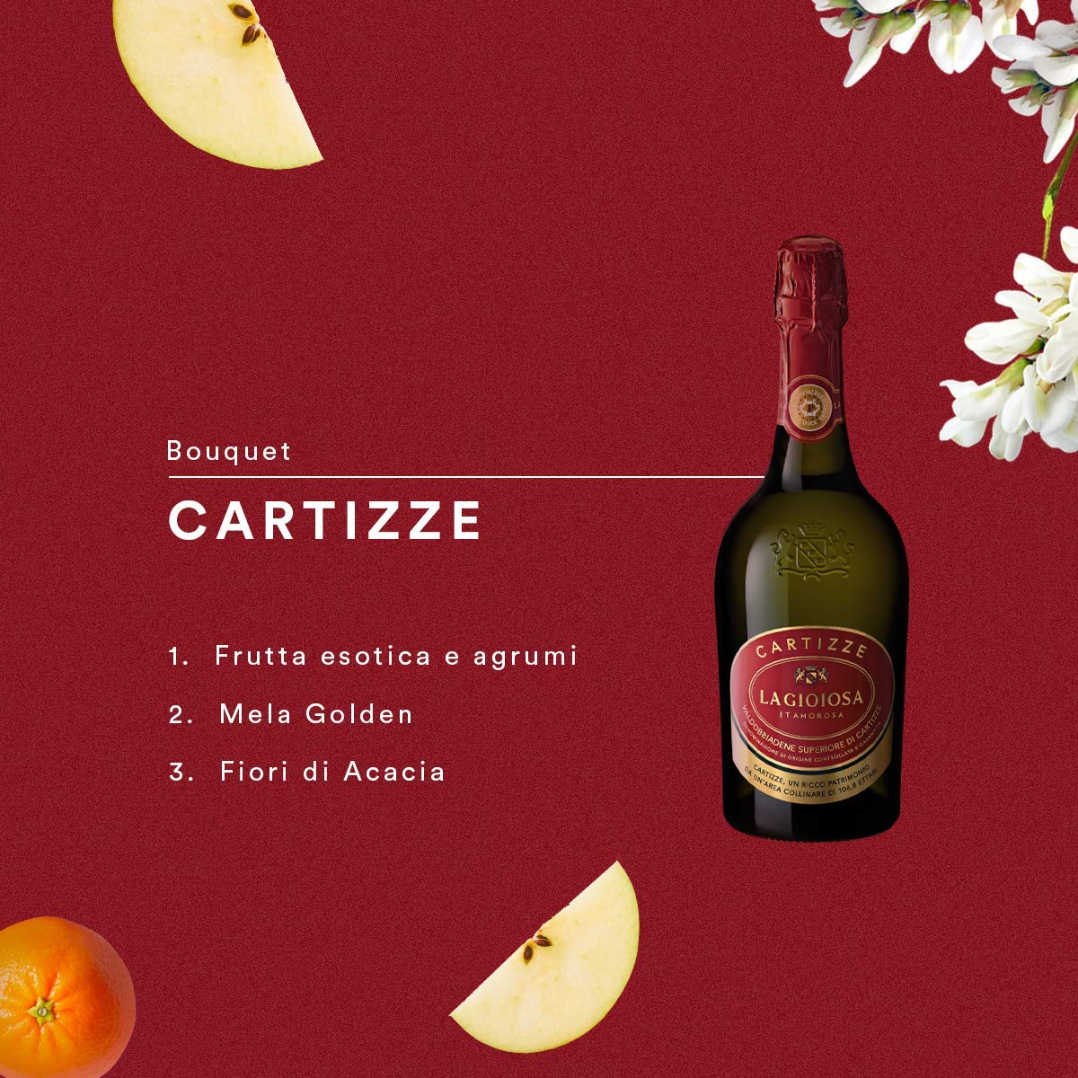 LA GIOIOSA Valdobbiadene Superiore di Cartizze DOCG Dry Spumante 75 cl - 750 ml