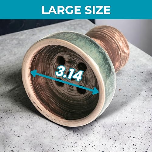 Miniatura 4 de Hookah Bowl Clay Blue - Tazón de arcilla cachimba - Tazón de cachimba - Juego de cuencos para cachimba - Tazón para cachimba Vape
