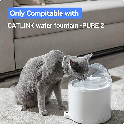 Vista 4 de CATLINK Filtro de ultrafiltración para fuente de agua para gatos compatible con fuente de agua CATLINK PURE 2, filtros de repuesto