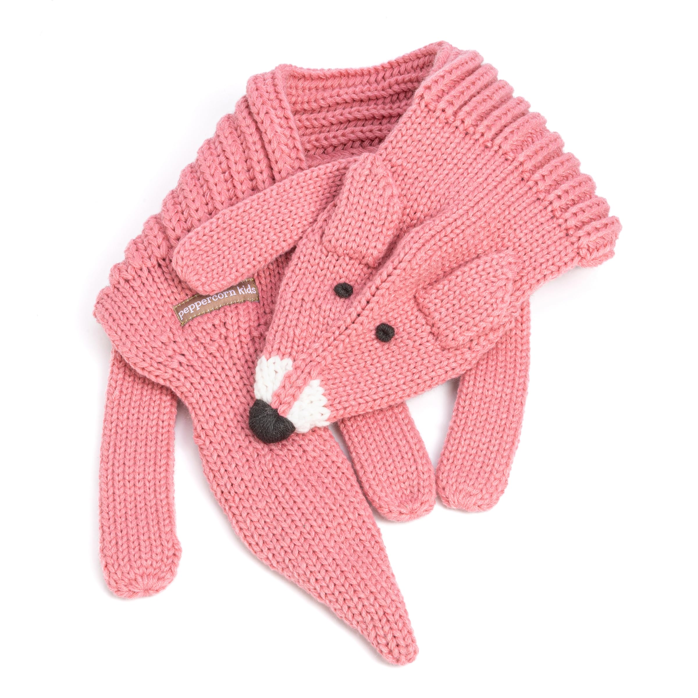 Kids Animal Knit Scarf – Soft Double‑Layer Winter Accessory for Children