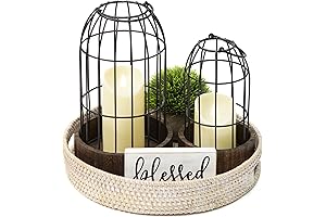 Rustic Farmhouse Table Lantern