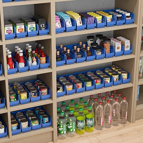 Miniatura 5 de Akro-Mils 30120 Organizador de plástico y contenedores de almacenamiento para refrigerador, cocina, armario u organización de despensa, 12 x 4 x 4