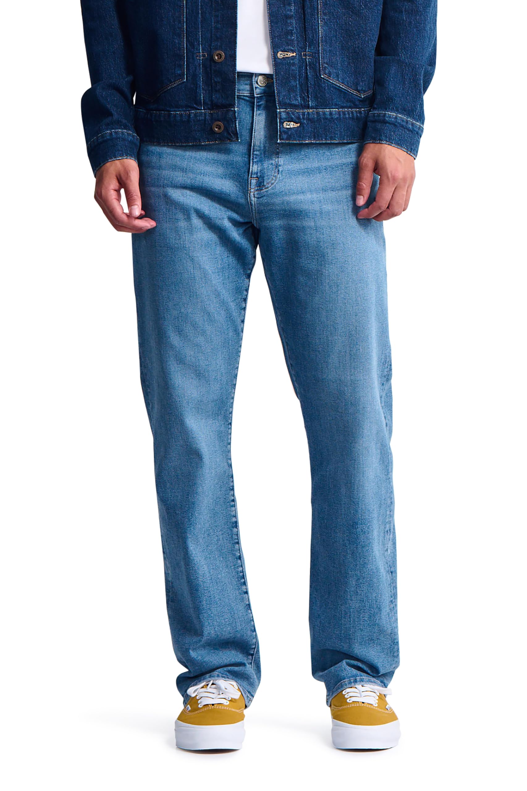 Roam Mid Rise Straight Leg Jeans