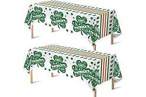 OHOME St. Patrick's Day Tablecloth - Great for St. Patrick's Day Clearance