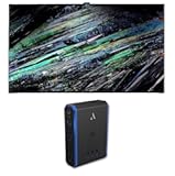 XR77A95L 77 Inch QD-OLED 4K UHD Smart Google TV with AI Upscaling with a 5S-PS4-US1 4-Outlet Power with Omniport USB (2023)